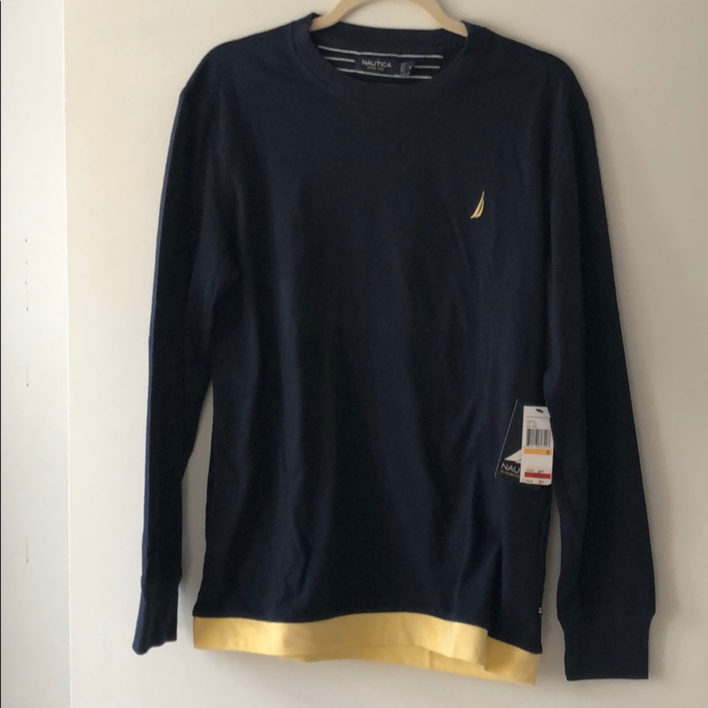 NWT Nautical Navy Long Sleeve Tee